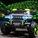 Tank Xingchenhao 300 véhicules électriques pour enfants, télécommande à quatre roues à quatre roues motrices véhicule hors route, bébé peut s'asseoir et une voiture de jouets balancées pour enfants, en haut avec quatre roues motrices rouges + 12v12AH + siège en cuir + roue douce + balançoire