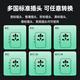 Green giant energy (llano) conversion plug is universal, European, German, British, Korean, American, and Thai, suitable for traveling abroad to multiple countries, Malaysia, Macau, Japan, Hong Kong PD65W gallium nitride purple