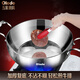欧乐多（Olodo）德国316L不锈钢复底汤锅火锅涮锅家用大容量锅燃气灶电磁炉通用 316L不锈钢汤锅 贈手柄+汤勺 26cm