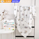 SMVP baby gauze wrap quilt wrap single newborn thin summer double-layer gauze delivery room air-conditioned quilt blanket gauze blanket space bear stretch size 110*110