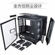 Casador de viento (Phanteks) P500A Negro Mayor de disipación de calor Mayor de escritorio (admite 360 ​​enfriamiento de agua/Admite una tarjeta gráfica 4090/con ventilador tipo C/3xargb)