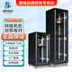 Meiliantu Dingfeng network cabinet 6U12u42U server wall cabinet weak current switch monitoring amplifier audio 1 meter cabinet 1.8 meters luxury 1800*600*800 black mesh door thickness overall 0.8 columns 1.5