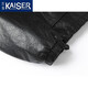 KAISER Chaqueta de cuero Chaqueta de plumón de ganso de piel de vaca encerada con aceite de primera capa para hombre Invierno 2025 Nueva chaqueta de cuero con cara viva estilo cremallera con capucha Negro 2XL (180) (Adecuado para 140-155 Jin Jin equivale a 0,5 kg)