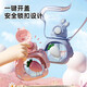 Mi Xiaoshu Kinderwasserbecher großer Kapazität Strohbecher Süßes Grundschule Mädchen Kindergartenschule Direkte Trinkwasser-Pokal-Clearance Dunkun Kaninchen Strohhalm-Weiß 690 ml