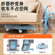 Cute stone baby walker 2024 baby children 1-3 years old anti-rolling can be folded and can be learned to drive for children over 9 months. Standard blue丨Folding + lighting and music + 7-speed adjustment for girls and boys over 6 months.
