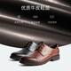 Belle Commuting Business Leather Shoes Men's Autumn Genuine Leather Derby Shoes Commuting Formal Shoes 3UX01CM5 Pre-sale Black-3UX01 41 (255mm)