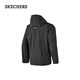 Skechers Unisex Comfortable Reversible Windproof Hood P324U010 Carbon Black/0018 L