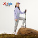 XTEP [Outdoor Sports] Children's Clothing Children's Sweatshirts for Middle and Large Boys and Girls Pullover Versatile Fashion Casual Sweatshirt Garlic Purple 120 cm