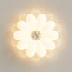 La première chambre de chambre principale de la lampe de la lampe simple moderne Creative Luxury Luxury Full Spectrum Protection des yeux pour enfants Light Yh826 Boule blanche + 52 cm + 56W Changement de lumière à trois couleurs (pas de télécommande)