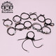 Royal sasa royal salsa hair rope hair tie 12-piece combination set basic elastic rubber band small fresh hair tie accessories