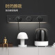 
Bull (BULL) track socket surface-mounted hole-free induction light strip style, removable wall socket wall-mounted plug-in board, black [500mm+3 adapter]