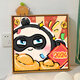 Village de Shantoulin Cute Cartoon Nouvel An Egg Zi Party Numérique Peinture à l'huile Childre