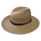 
Apatia large size men's straw hat top hat sun protection hat fishing sun hat summer sun hat big head cool hat khaki small size O/S54-57cm with windproof rope