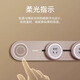 西门子（SIEMENS）轨道插座岛台可移动厨房餐边柜明装壁挂奶油风简约原木风量贩装 50cm轨道+3个五孔旗舰款大地色