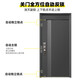 宇安盾防盗门家用入户门现代轻奢单开门指纹锁智能密码甲级进户门子母门 豪华机械锁 单门2050*1050