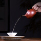 Centenary Liyong Yixing purple sand pot pure handmade raw ore Dahongpao Xishi pot Kung Fu tea set teapot one pot two cups set