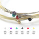 
PERSEUS Folk Guitar Strings Wooden Guitar Strings Colorful Strings Single Strings 6 Black-line Phosphorus Copper Guitar Strings Colorful Strings (a set of 6 strings)