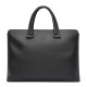 Goldlion men's handbag hand-held horizontal men's bag business leather computer bag casual briefcase FA104010-111 black New Year gift for dad, husband and boyfriend