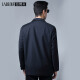 Labeouf Wool Jacket Masculino Líder Secretario Secretario de la solapa para hombres Spring and Autumn Business Traje para hombres Papá para hombres Chaqueta de hombres azul marino [Glutinoso Glutinoso Fino Seda + Mulberry] M /48/170
