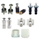 Koenvi adaptation Koener toilet cover installation screw cover plate fixing accessories expanding screw nut decorative cover damper black M1283 model 2 pieces