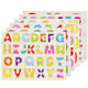 Hongyu Zhijie wooden puzzle animal car cognitive hand-catch board toy infant and child early education digital letter wooden board lowercase English letter hand-catch board