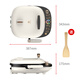 Liren electric pancake pan household double-sided heating pancake pan with upper and lower plates can be detached pancake pan with deep large baking C3888[30Specifications26mm depth]