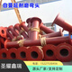 Lined ceramic wear-resistant elbow Mine coal ash conveying pipeline self-propagating ceramic composite 90 wear-resistant elbow DN600 complete carbon steel