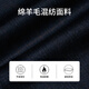沙驰SATCHI商场同款男士中长款大衣2024秋冬新款行政商务加厚羊毛外套 藏青 48