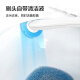 Disposable toilet brush made in Jingdong, no punching, wall-mounted toilet brush head with cleaning liquid, dissolvable, no dead ends and replaceable