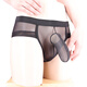 Confidential delivery sexy underwear men's thong men's underwear sexy fully transparent T-pants passion red one-size-fits-all bullet egg separated pants shorts briefs