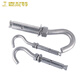 Expansion hook pull 304 stainless steel explosion hook ceiling hook expansion screw hook universal wall hook M6M8M10M12 304 stainless steel M8