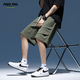 Foss Phil短裤男装夏季工装潮牌休闲冰丝中裤宽松运动五分裤子9906军绿3XL