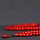 Xianyin small-leaf red sandalwood sunken Buddha beads bracelet natural wood decoration men's bracelet trendy fashion 12mmX17 pieces
