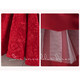 Luanquexiang one-year-old baby girl dress red skirt children's princess dress one-year-old dress flower girl dress toddler clothes red dress size 80 recommended height 73-84 body 15-22 Jin Jin is equal to 0.5 kg