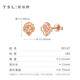 Xie Ruilin (TSL) 18K gold earrings for women, lucky guardian gourd gold earrings and earrings BE186-BE187 BE186-Hourd
