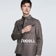 Jodoll Jodon Men's [100% laine] Veste douce décontractée confortable Stretch Stretch Warm Grey 50