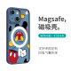 Banmerlo is suitable for Apple iPhone14Pro mobile phone case MagSafe magnetic suction 13ProMax Mickey Mouse 12mini Mickey fully transparent strong magnetic model丨Air bag anti-fall iPhone14ProMax