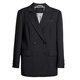 ROEYSHOUSE Luo Yi blazer women's casual slim temperament commuting small suit 11053 dark gray 2XL