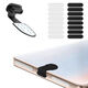 Ye Yu convient au port de téléphone mobile Port anti-poussière de poussière de poussière de charge-c bouchon de poussière Silicone Poule Apple Poule Apple Poule de poussière Type-C [Plug de poussière anti-perdant + bougie de poussière] [2 Black] + [10 pièces chacune en longueur noire]