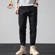 Vogelscheuche Jeans Herren Frühling und Herbst neue trendige Marken Herren lässige lange Hose Lose geradlinige Haremhose Blau Z6621 29
