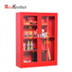 MetalBrother Microfire station fire cabinet fire equipment full set of construction site emergency cabinet fire extinguishing box fire tool display cabinet double package (12 standards)