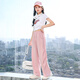 Pitt Pitt Girls 'Pantalon Summer 2025 Nouveau pantalon à jambes larges pour enfants