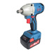 Dongcheng DCPB02-18M Wrench électrique sans balais 298 Impact Céreuse grand couple 320 nm Réparation automatique Rack Worker Dongcheng 698 Métal nu sans électricité ou charge 20V