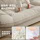 
Quanyou Home Cream Style Fabric Sofa Living Room Small Apartment Direct Cat Claw Cloth Yunduo Sofa Bedroom National Subsidy