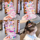 
Butterfly Girl 14-piece Set Princess Hairpin Cute Hair Card BB Clip Little Girl Cartoon Side Clip Children's Hair Jewelry Pink Starfish Rainbow--14-piece Set