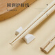 Tang Zong chopsticks, bamboo hot pot chopsticks single and double 45cm, extended bamboo chopsticks, fried chopsticks, noodles chopsticks, anti-scalding tableware C1479