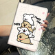 雅绿格苹果iPad Air11/13英寸平板电脑壳2025款air苹果A3271学习办公支架a3266旋转MC9Y4CH儿童防摔皮套 熊猫小镇【三折旋转支架】配钢化膜 iPad Pro11英寸2022
