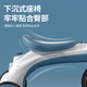MANLESE儿童三轮车1-3-6岁脚踏车宝宝遛娃神器多功能轻便手推车自行车 米白色Pro【推杆+音乐+遮阳棚】