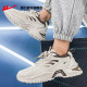 Huili zapatos oficiales para hombres de moda zapatos deportivos versátiles para hombres nuevos zapatos de papá con suela gruesa para hombres zapatos casuales transpirables arroz 40 40