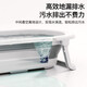 iuu Baby Bath Bath Children's Bath Bath Large Bath Bath Foldable Sit and Lying Newborn Children's Products [Nordic Gray] Bath Bath + Adjustable Bath Rack + Basin